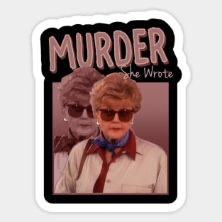 murder she Sticker